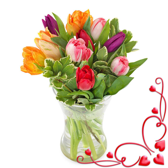 Valentijns Tulpenboeket